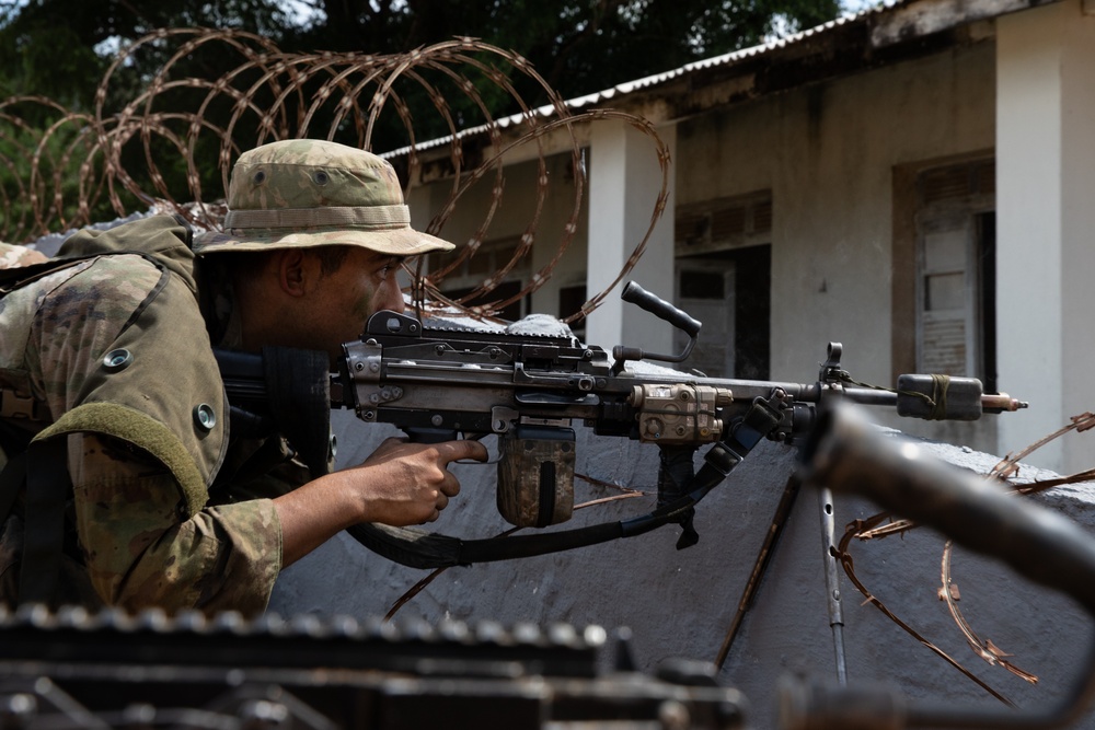 U.S. and Brazilian Soldiers Conduct Troop Movements and Mock Assault During SV24