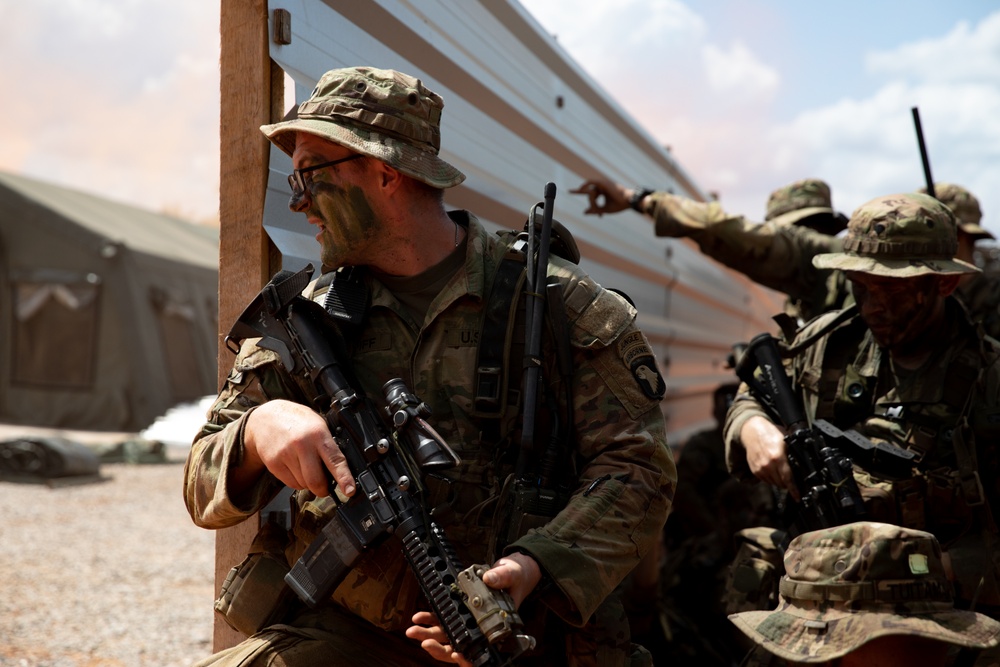 U.S. and Brazilian Soldiers Conduct Troop Movements and Mock Assault During SV24