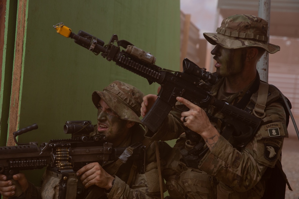 U.S. and Brazilian Soldiers Conduct Troop Movements and Mock Assault During SV24