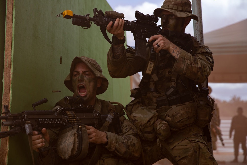 U.S. and Brazilian Soldiers Conduct Troop Movements and Mock Assault During SV24