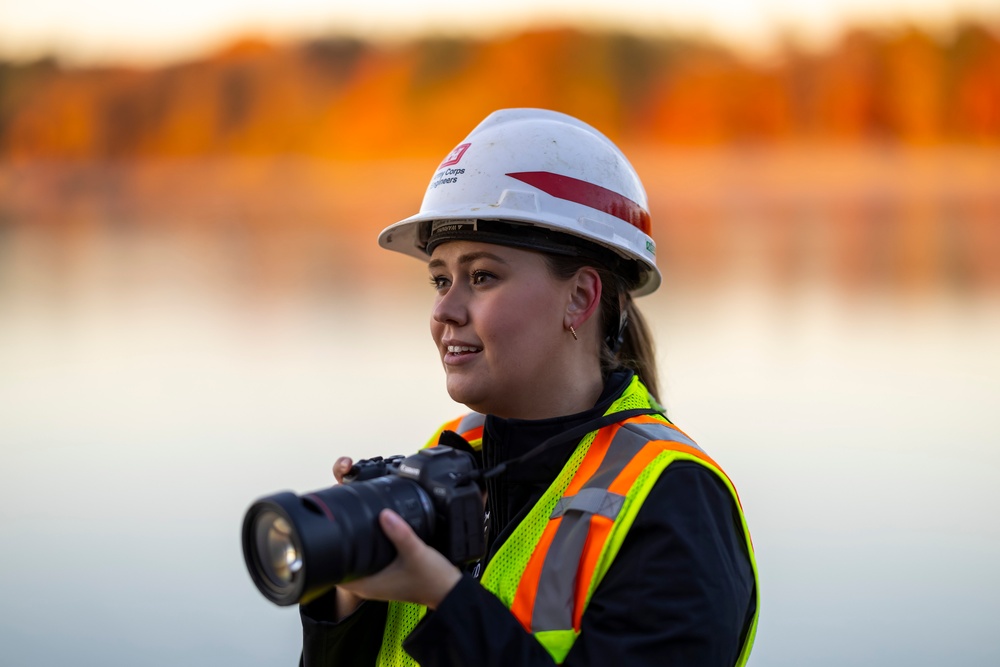 Public affairs specialists document sights of Shenango River Lake