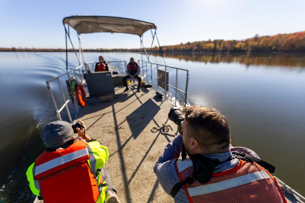 Public affairs specialists document sights of Shenango River Lake