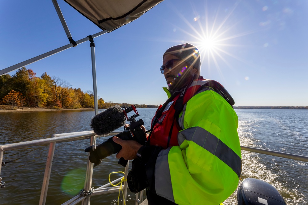 Public affairs specialists document sights of Shenango River Lake