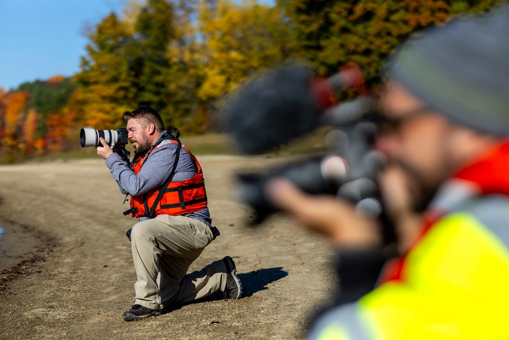 Public affairs specialists document sights of Shenango River Lake