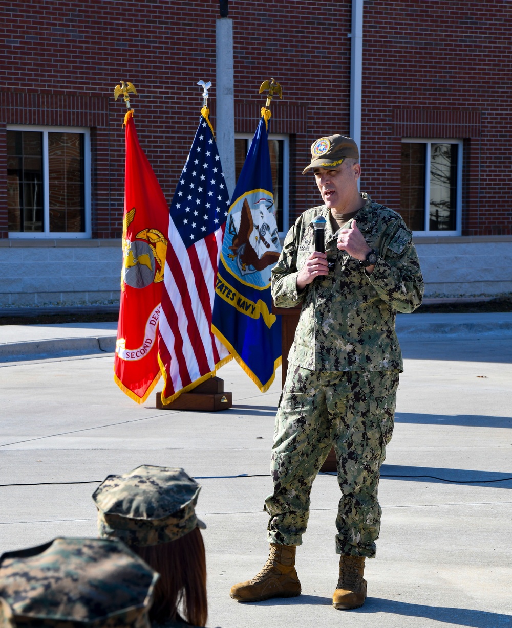 Naval dental clinic renaming ceremony