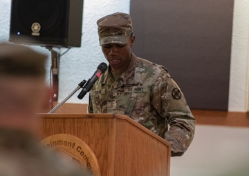 49th Transportation Battalion conducts a pre-deployment casing ceremony