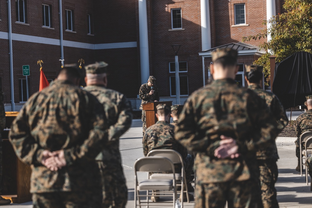 Lieutenant Junior Grade Weedon E. Osborne Dental Clinic Dedication Ceremony