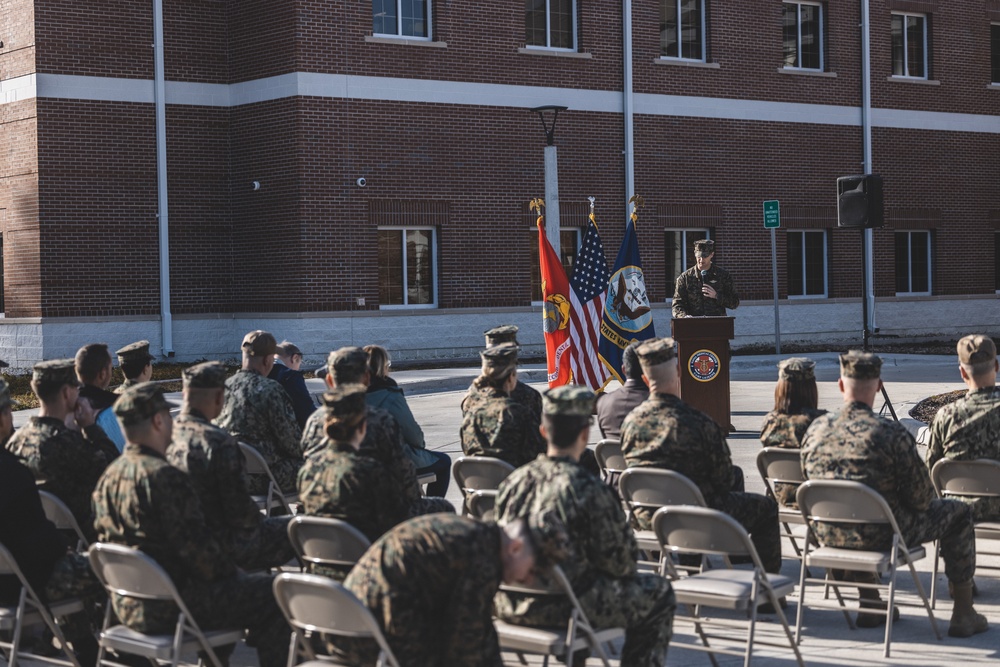 Lieutenant Junior Grade Weedon E. Osborne Dental Clinic Dedication Ceremony