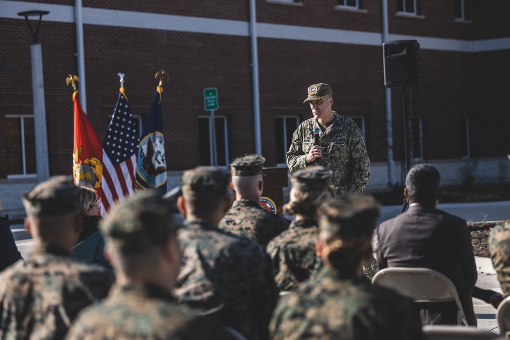 Lieutenant Junior Grade Weedon E. Osborne Dental Clinic Dedication Ceremony