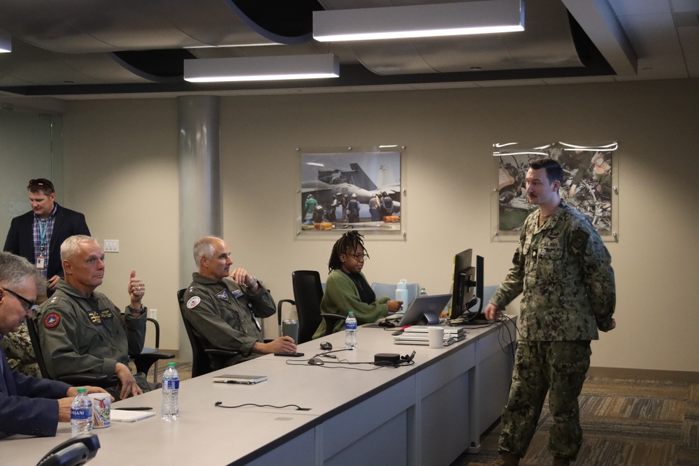 Rear Adm. Daniel Cheever Visits MOC