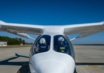 Electric Alia begins flight testing at Eglin