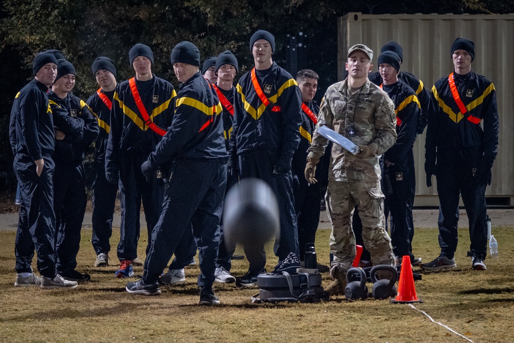 Standing power throw