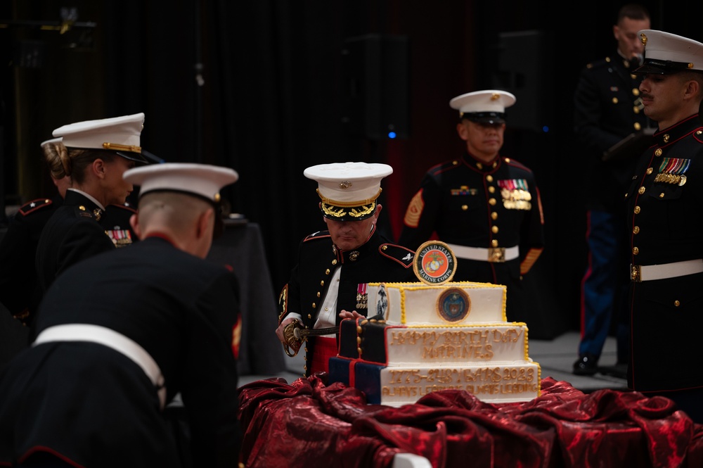 Marine Corps Training and Education Command celebrates Marine Corps birthday.