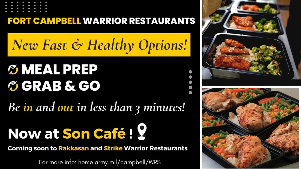 Fort Campbell Warrior Restaurants Introduce New Meal Prep Program