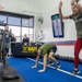 Navy Talent Acquisition Group Northern Plains supports a burpees for veterans event at a local training facility.