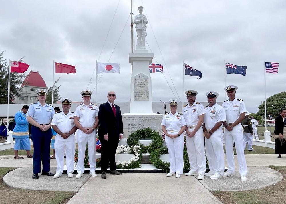 Pacific Partnership 2023: Tonga Remembrance Sunday Commemoration Service