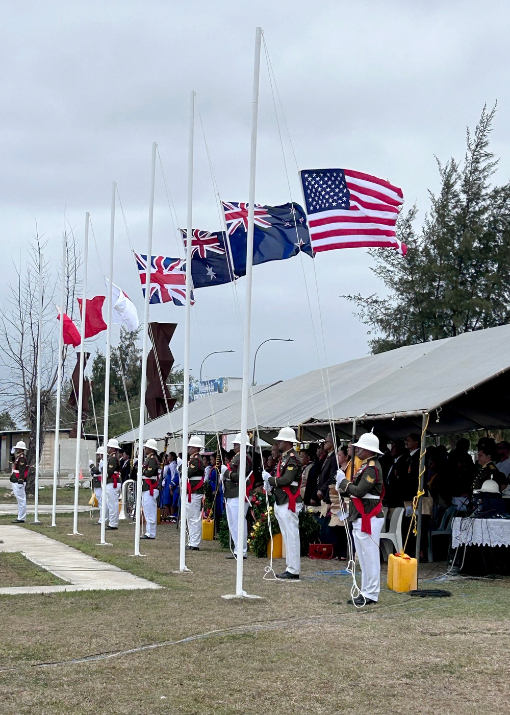 Pacific Partnership 2023: Tonga Remembrance Sunday Commemoration Service