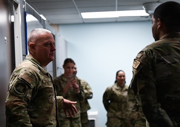 19th Air Force command team visits Laughlin AFB