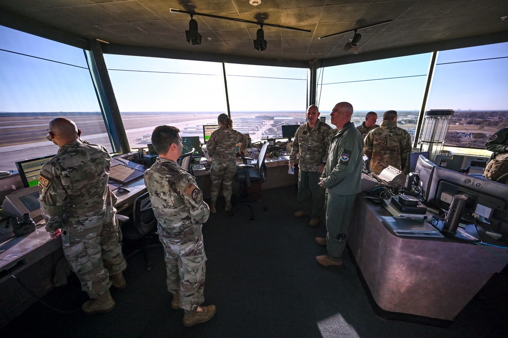 19th Air Force command team visits Laughlin AFB