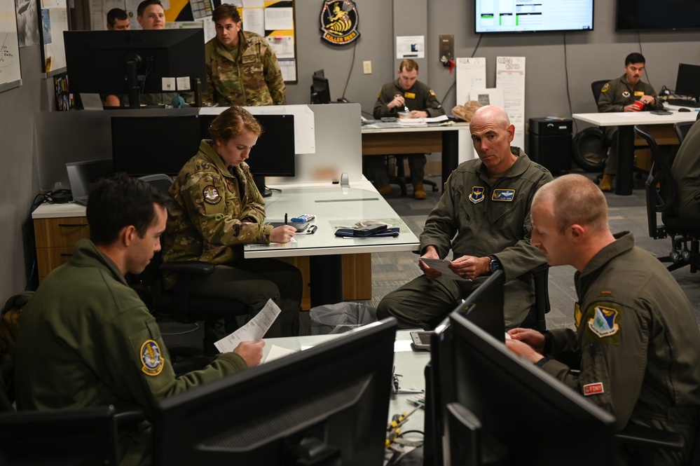 19th Air Force command team visits Laughlin AFB