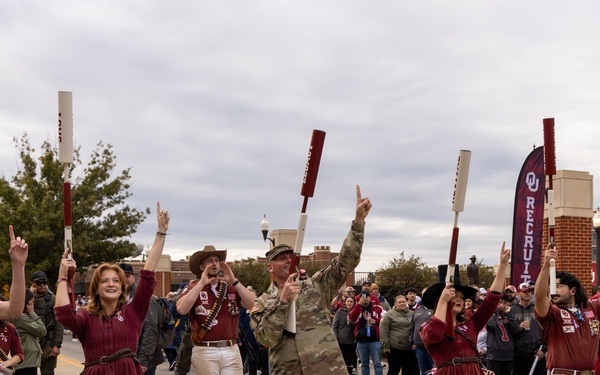 A salute to service: OU's Veterans game highlights unity and excellence