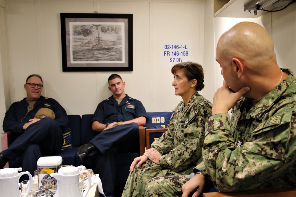 Commander, Naval Surface Forces, U.S. Pacific Fleet Visits USS Jack H Lucas (DDG 125)