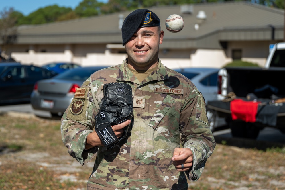 An airman’s journey from battlefield to baseball field