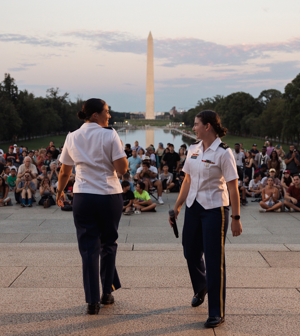 U.S. Army Band at the Lincoln Memorial