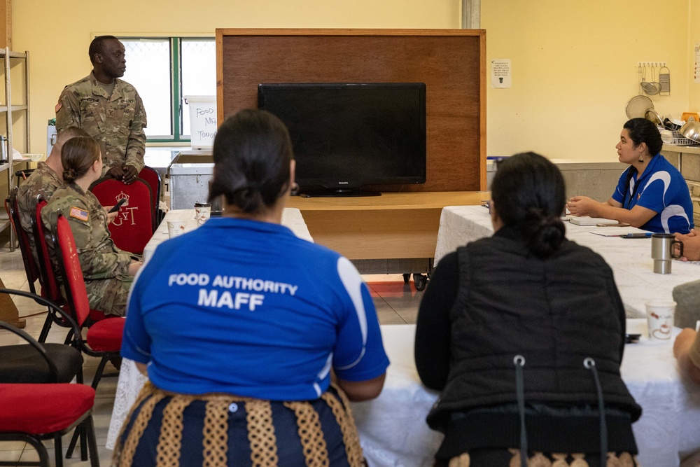 Pacific Partnership 2023: U.S. Army conducts Food Inspection Training in Tonga