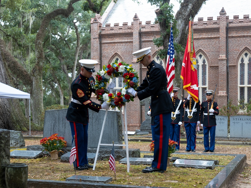 Marines honor Gen. Robert H. Barrow, 27th Commandant of the Marine Corps