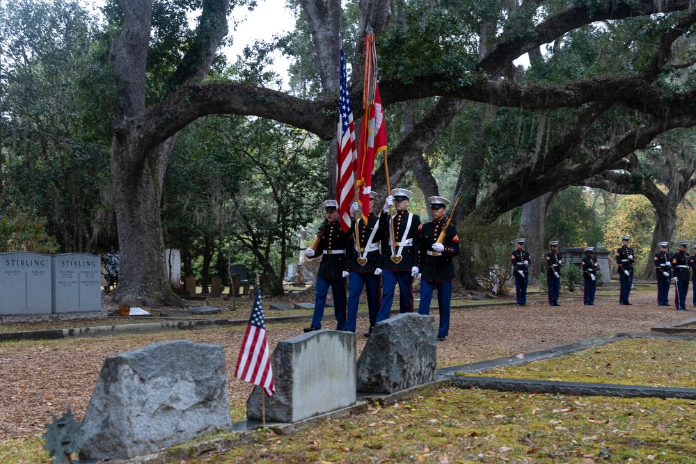 Marines honor Gen. Robert H. Barrow, 27th Commandant of the Marine Corps