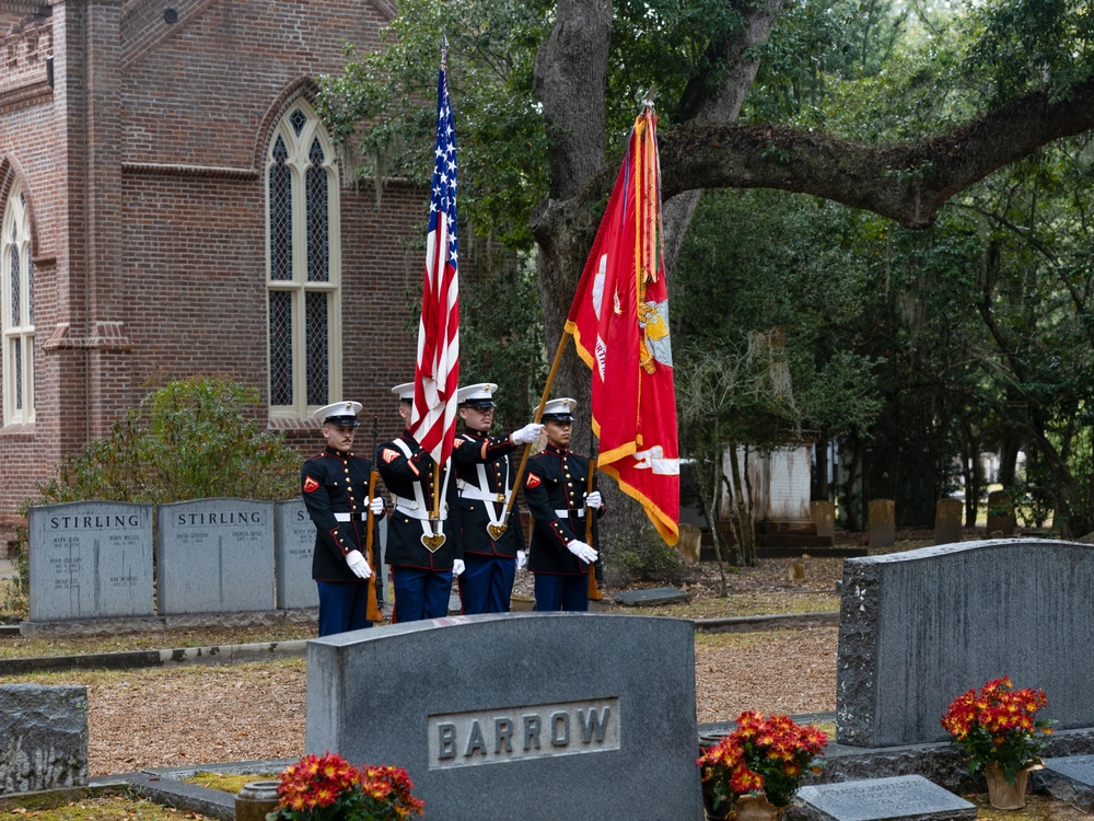 Marines honor Gen. Robert H. Barrow, 27th Commandant of the Marine Corps