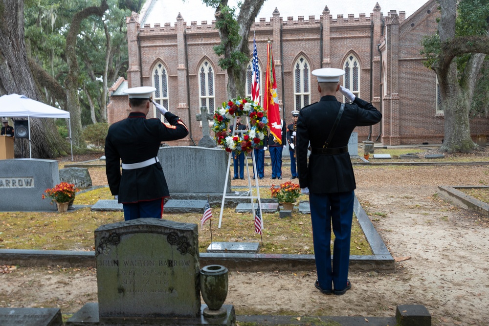 Marines honor Gen. Robert H. Barrow, 27th Commandant of the Marine Corps