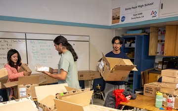 Unboxing 3D printers at Santa Paula High School