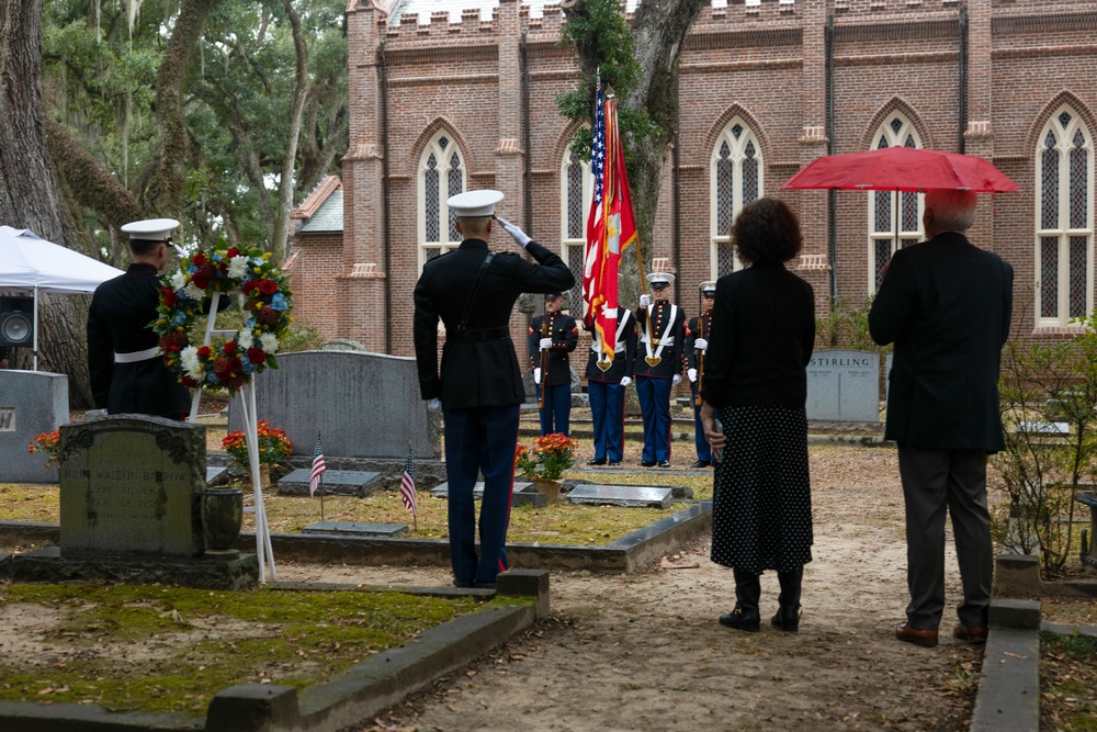 Marines honor Gen. Robert H. Barrow, 27th Commandant of the Marine Corps