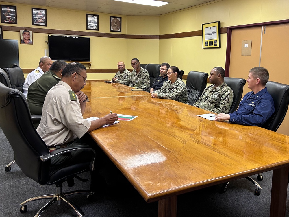 Pacific Partnership 2023: Mission Commander meets with Brigadier Lord Fielakepa