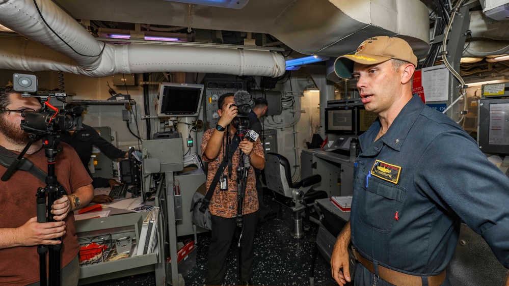 USS Shoup Conducts Port Visit in Saipan