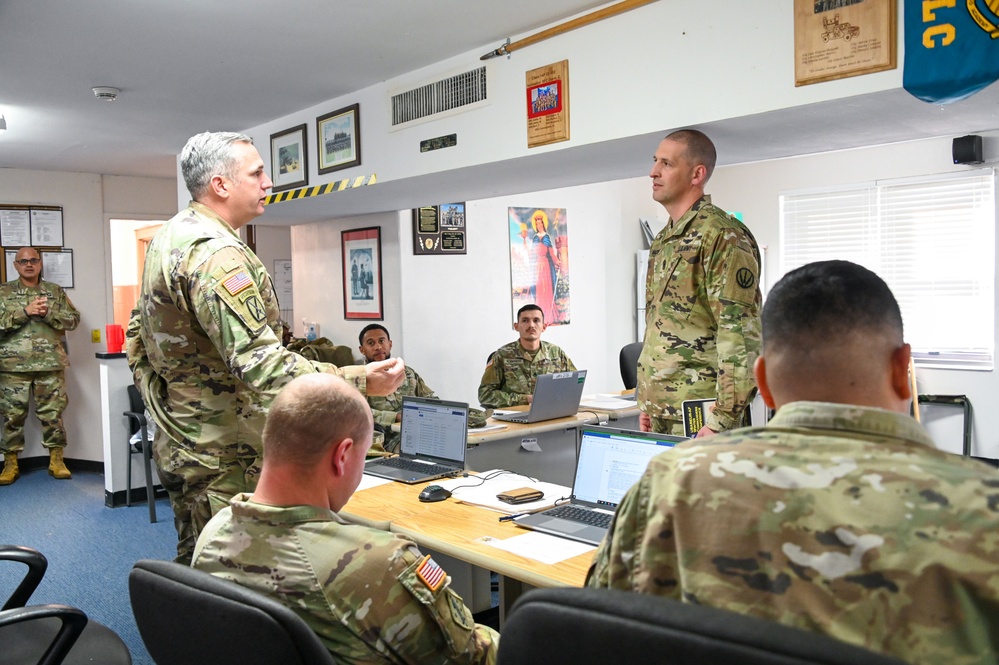 DVIDS - Images - Command Sgt. Maj. Giancarlo Macri visits NCO Academy ...