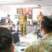 Command Sgt. Maj. Giancarlo Macri visits NCO Academy