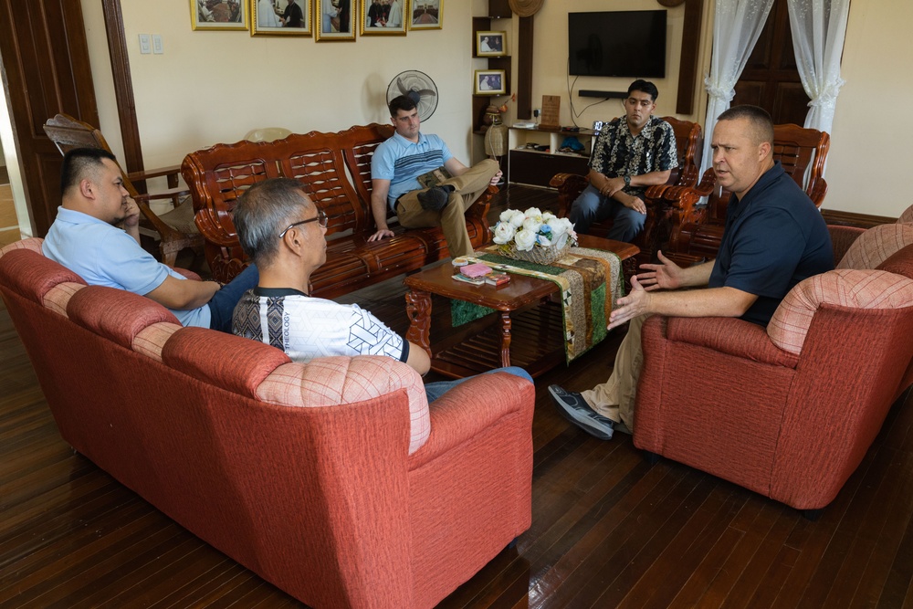 Community Tour: 31st MEU Chaplain meets with Filipino Bishop, Police
