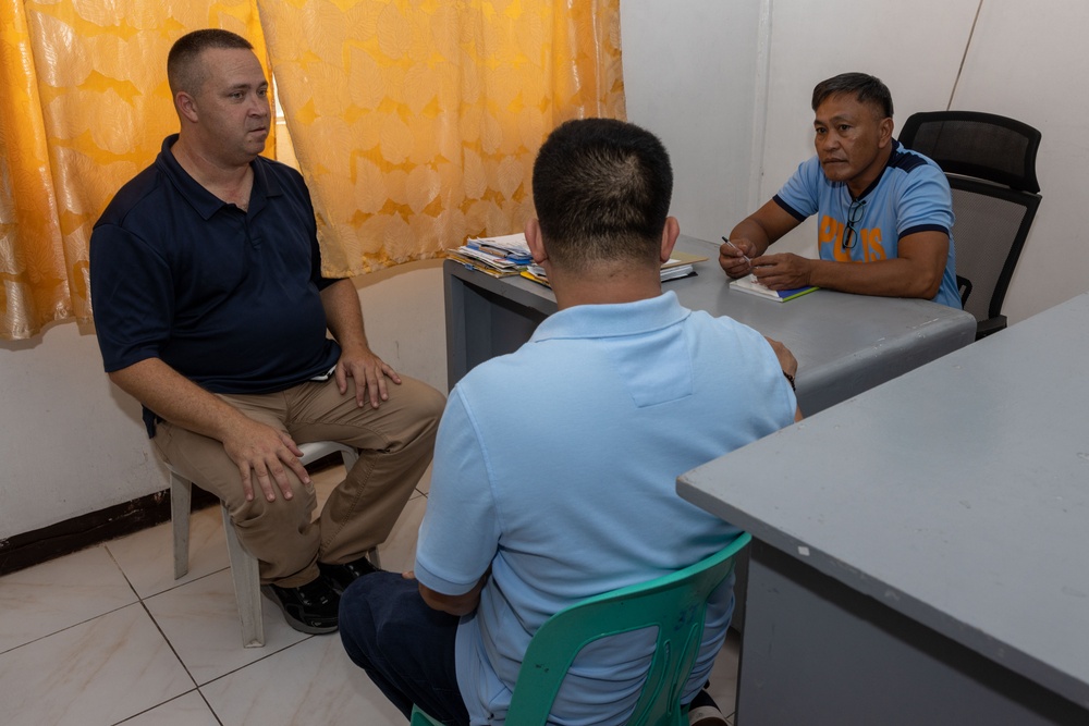 Community Tour: 31st MEU Chaplain meets with Filipino Bishop, Police