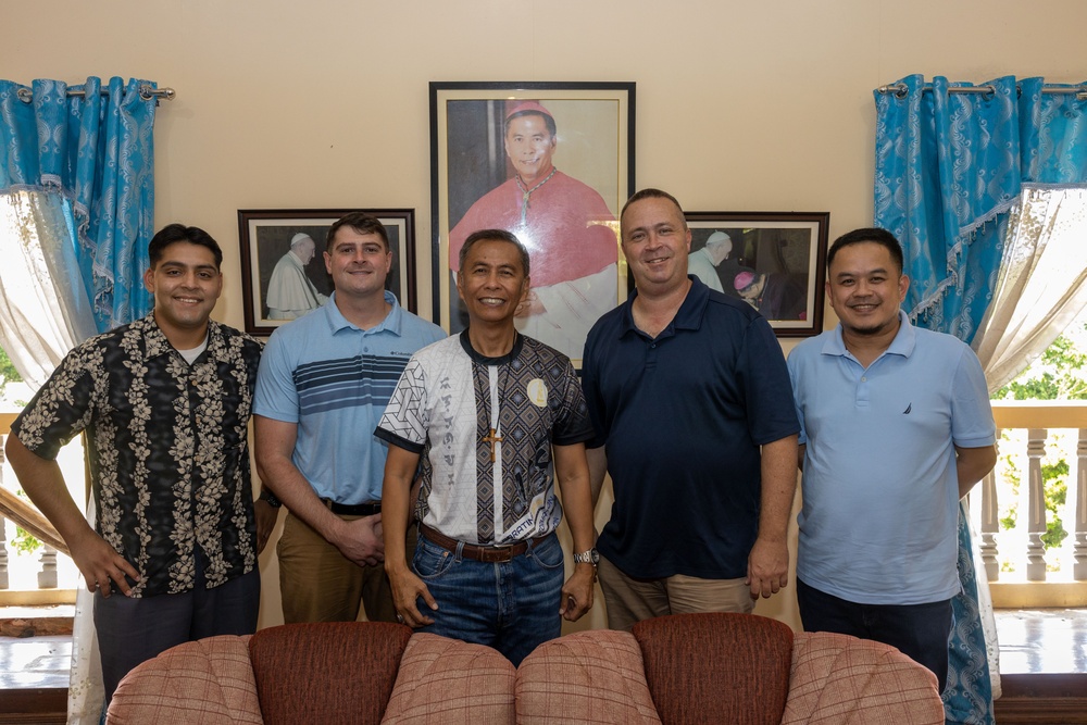 Community Tour: 31st MEU Chaplain meets with Filipino Bishop, Police