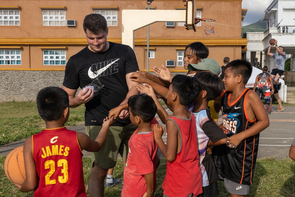 Sports Day: Marines and Sailors play sports with Batanes locals, Filipino Marines