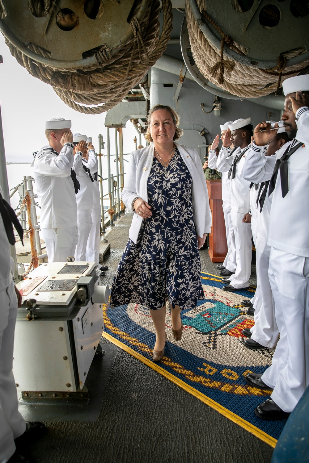 Pacific Partnership 2023: U.K. Minister of State for the Indo-Pacific and British High Commissioner to Tonga Visits PP23 Team