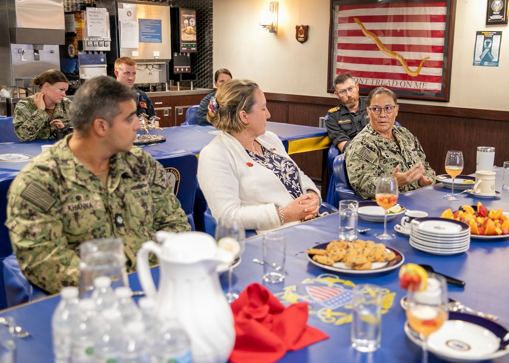 Pacific Partnership 2023: U.K. Minister of State for the Indo-Pacific and British High Commissioner to Tonga Visits PP23 Team