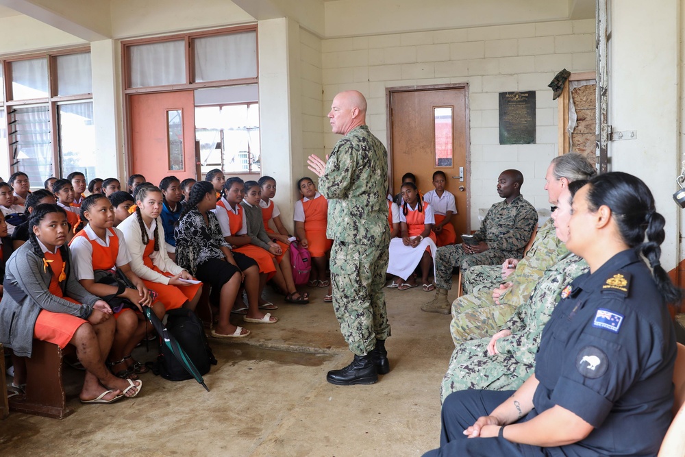 Pacific Partnership 2023: STEM Panel at Tailulu College