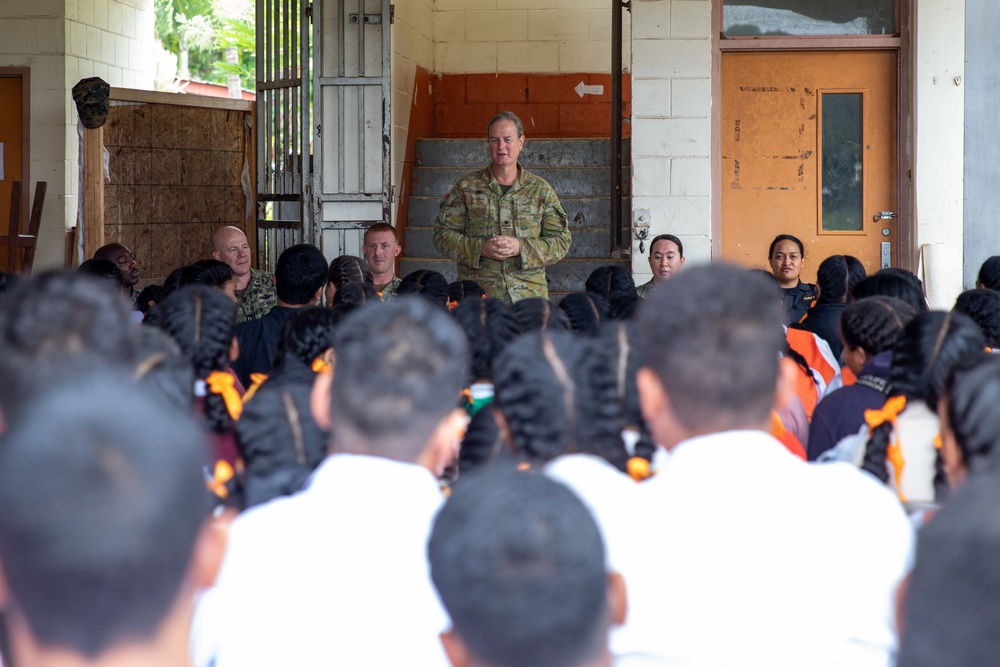 Pacific Partnership 2023: STEM Panel at Tailulu College