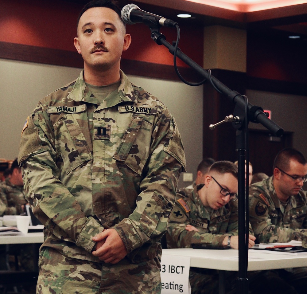 Illinois Army National Guard Commander's Guidance Seminar, Day 1