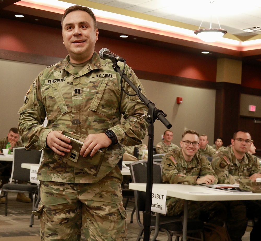 Illinois Army National Guard Commander's Guidance Seminar, Day 1