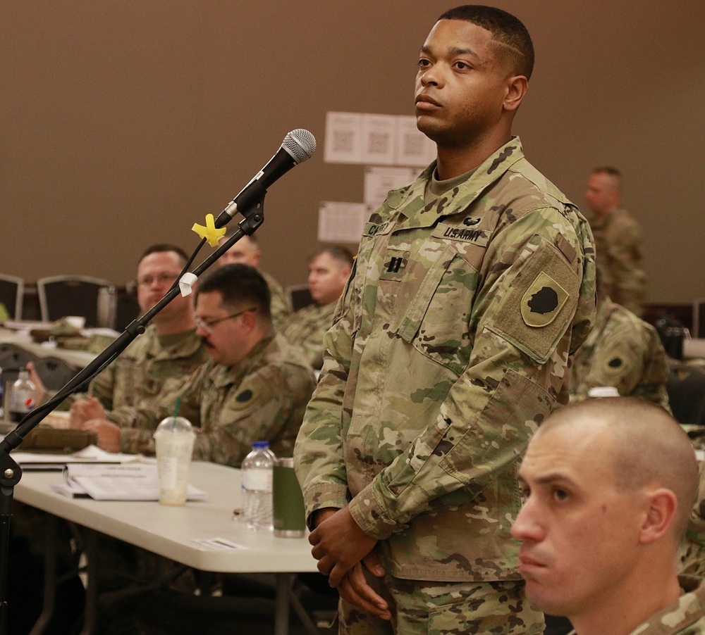 Illinois Army National Guard Commander's Guidance Seminar, Day 1